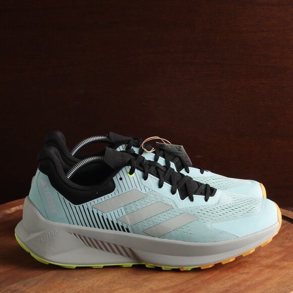 Adidas Sneakers Men SZ 11.5 Blue Terrex Soulstride Flow Trail Running Shoe READ